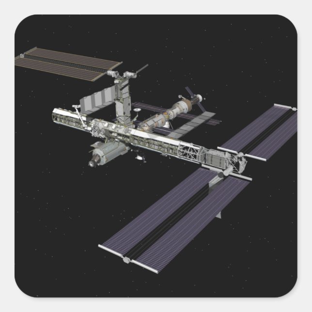Adesivo Quadrado Exibição gerada por computador 18 (Frente)