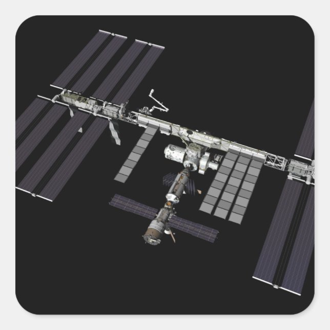 Adesivo Quadrado Exibição gerada por computador 24 (Frente)