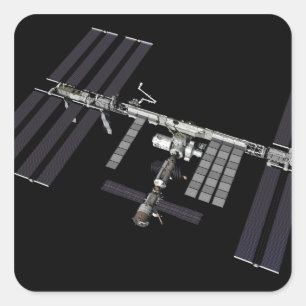 Adesivo Quadrado Exibição gerada por computador 24