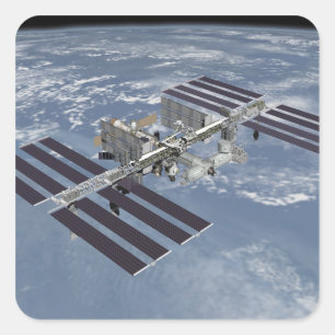 Adesivo Quadrado Exibição gerada por computador 27