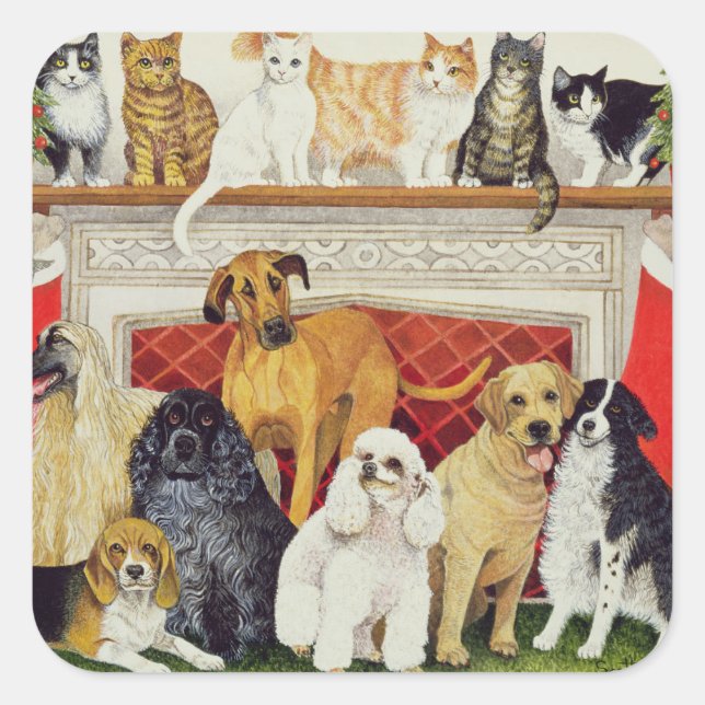 Adesivo Quadrado Expectativas do excelente (Frente)