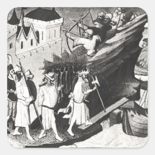 Adesivo Quadrado Expedição contra a Ilha de Cipangu