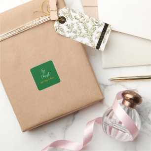 Adesivo Quadrado Experimente Christ Forest Green