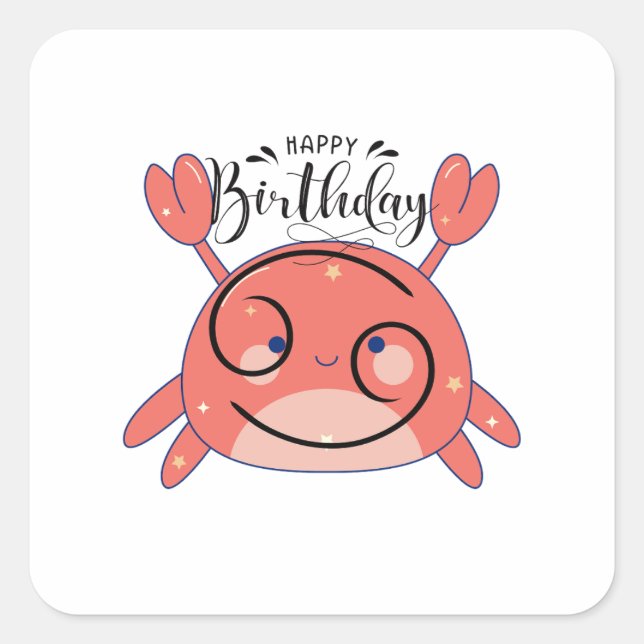 Adesivo Quadrado Explorando os Gráficos Ocultos do Cancer (Frente)