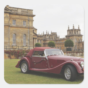 Adesivo Quadrado Exposição de carros clássicos, Palácio de Blenheim