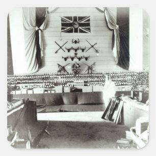 Adesivo Quadrado Exposição Trinidad e Tobago, 1890