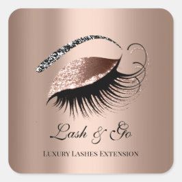 Adesivo Quadrado Extensão do Lash Artista de Makeup de Diamond Dour