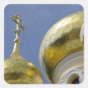 Adesivo Quadrado Exterior da Catedral de São Alexandre Nevsky