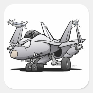 Adesivo Quadrado F/A-18 Hornet