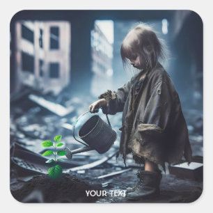 Adesivo Quadrado Fábrica de Água para Meninas Fantasy