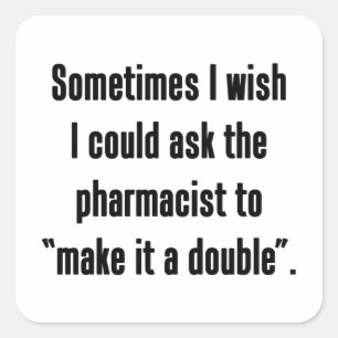 Adesivo Quadrado Faça Um Duplo