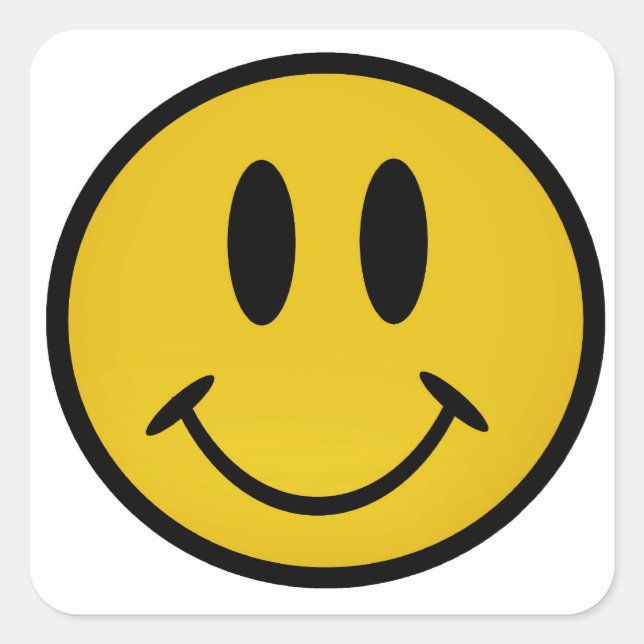 Adesivo Quadrado face ouro (Frente)