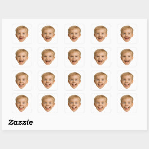 Adesivo Quadrado Face Personalizada