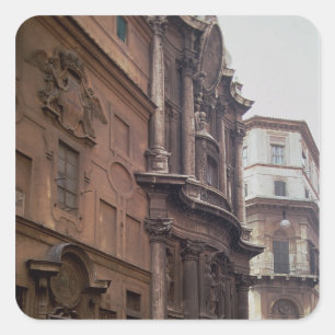 Adesivo Quadrado Fachadas da igreja