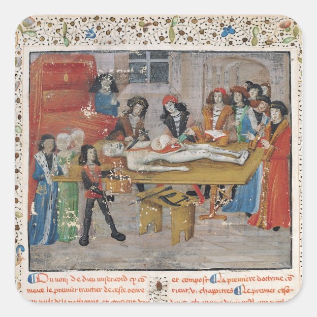 Adesivo Quadrado Faculdade de Medicina (Frente)