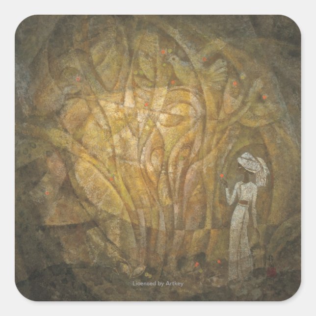 Adesivo Quadrado Fada (Frente)