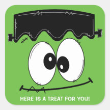 Fala Frankenstein Halloween Stickers, Halloween