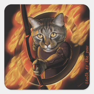 Adesivo Quadrado Fale Com Os Autocolantes De Arte Personalizados Da