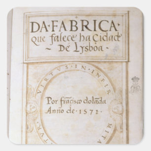 Adesivo Quadrado Falece ha Cidade de Lysboa' do que da Dinamarca