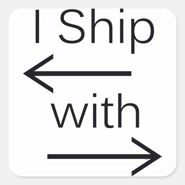 Adesivo Quadrado Falhar Eu Enviá-Lo (Você Escolhe Cor De Fundo!) (Frente)