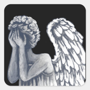 Adesivo Quadrado Fallen, Angel Art Products