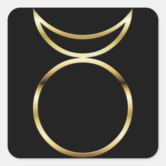 Adesivo Quadrado Falln Pagan - Símbolo de Deus Cavalado (Frente)
