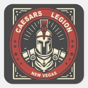 Adesivo Quadrado Fallout New Vegas Legião de César