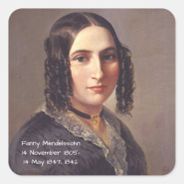Adesivo Quadrado Fanny Mendelssohn, 1842