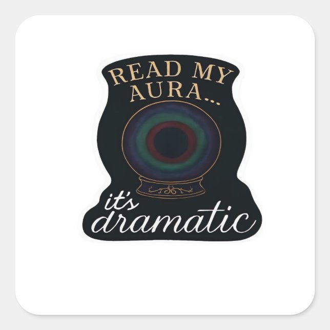 Adesivo Quadrado Fantasia Whimsigoth – Florestas Místicas, Luas & M (Frente)