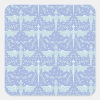 Adesivo Quadrado Fantasy Botanical Dragon