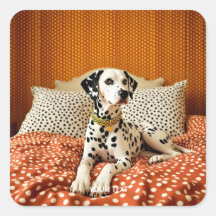 Adesivo Quadrado Fantasy Cuja Polka Dot