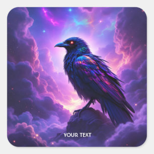 Adesivo Quadrado Fantasy Cute Lavanda Raven Sunset