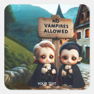 Adesivo Quadrado Fantasy - Sinal sem permissão