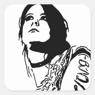 Adesivo Quadrado Faraway Stare