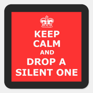 Adesivo Quadrado Farinha engraçado