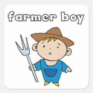 Adesivo Quadrado Farmer Boy