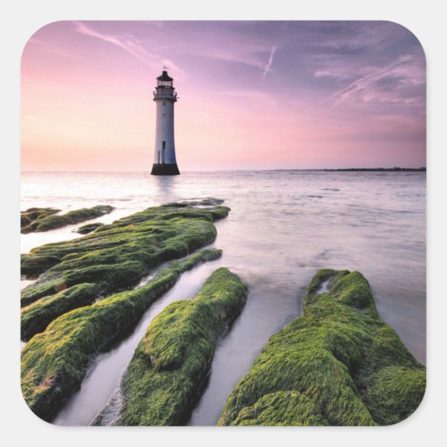 Adesivo Quadrado Farol Perch Rock (Frente)