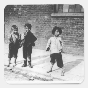 Adesivo Quadrado Favelas de Londres