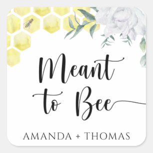 Adesivo Quadrado Favos - Destinados a abelhas