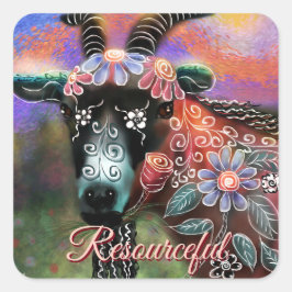 Adesivo Quadrado Fazenda De Capim Floral Para Animais