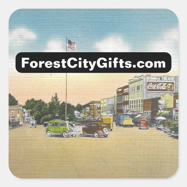 Adesivo Quadrado FC Gifts Padrado (Frente)