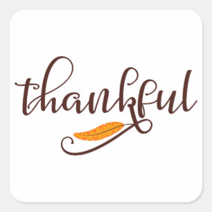 Adesivo Quadrado Feather Boho - Tipografia Nativa Graças