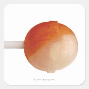 Adesivo Quadrado fechamento de um pirulito