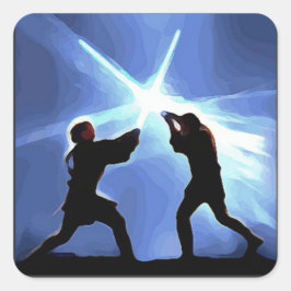 Adesivo Quadrado Feel the Force