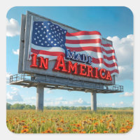 Feita No Outdoor Americano Em Flores Selvagens