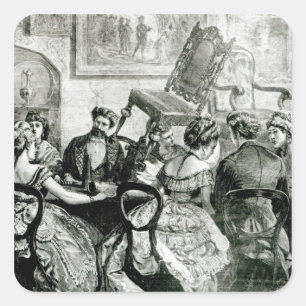 Adesivo Quadrado Feitiçaria, 1871