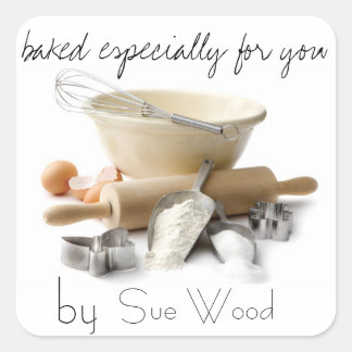 Adesivo Quadrado Feito por você.