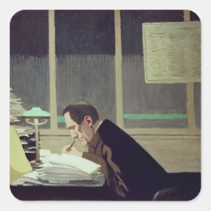 Adesivo Quadrado Felix Feneon em "La Revue Blanche", 1896