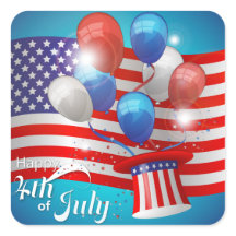 Feliz 4 de julho Patriótico