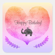 Feliz Aniversário de Elefante Brilhante